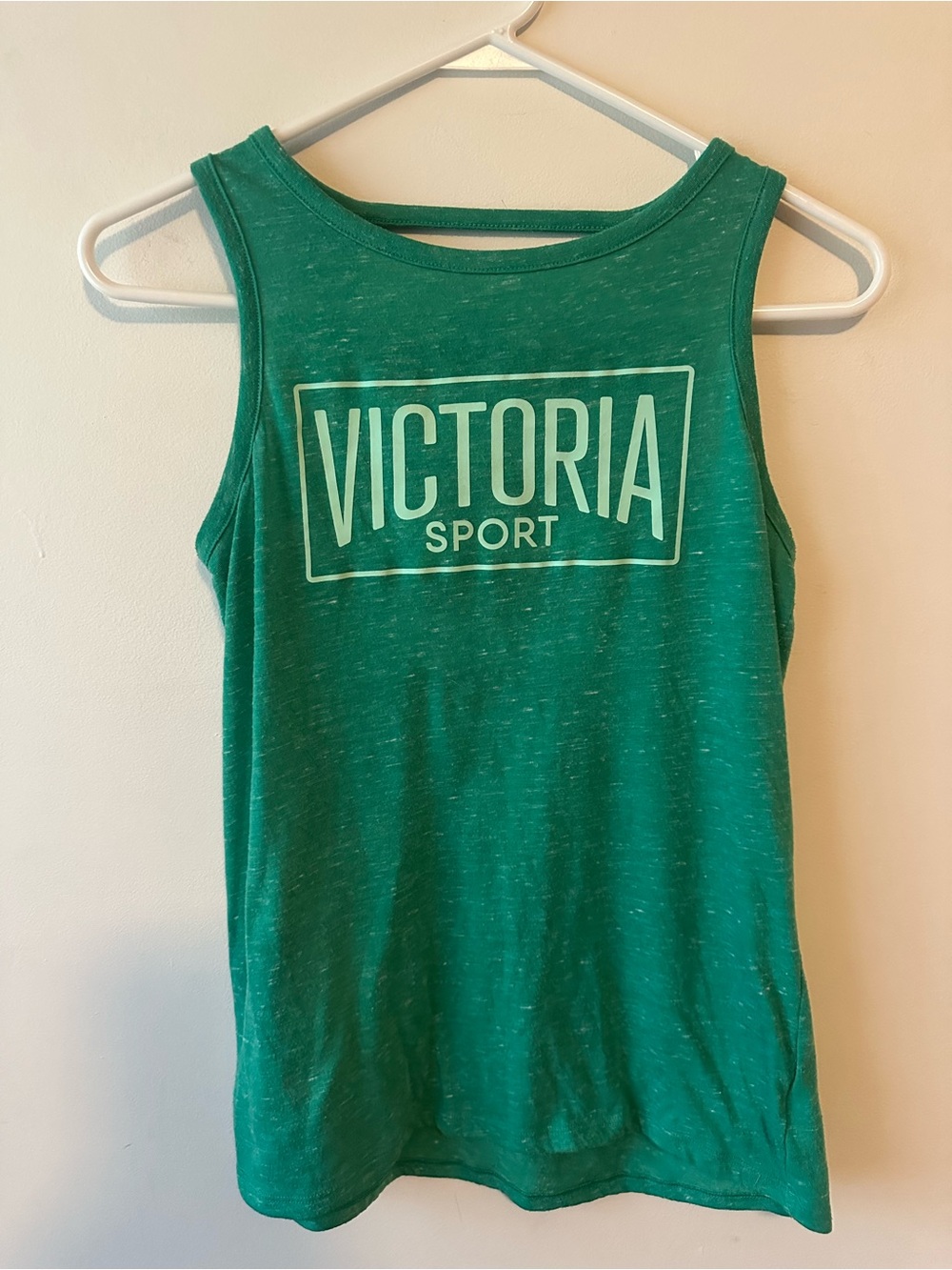 Victoria Sport Green Marled Tank Top S